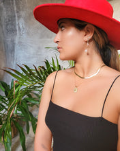 Load image into Gallery viewer, Mother of Pearl Hoop