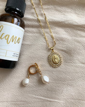 Load image into Gallery viewer, Mother of Pearl Huggie